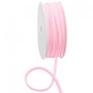 Stitched elastic Ibiza cord Light rose